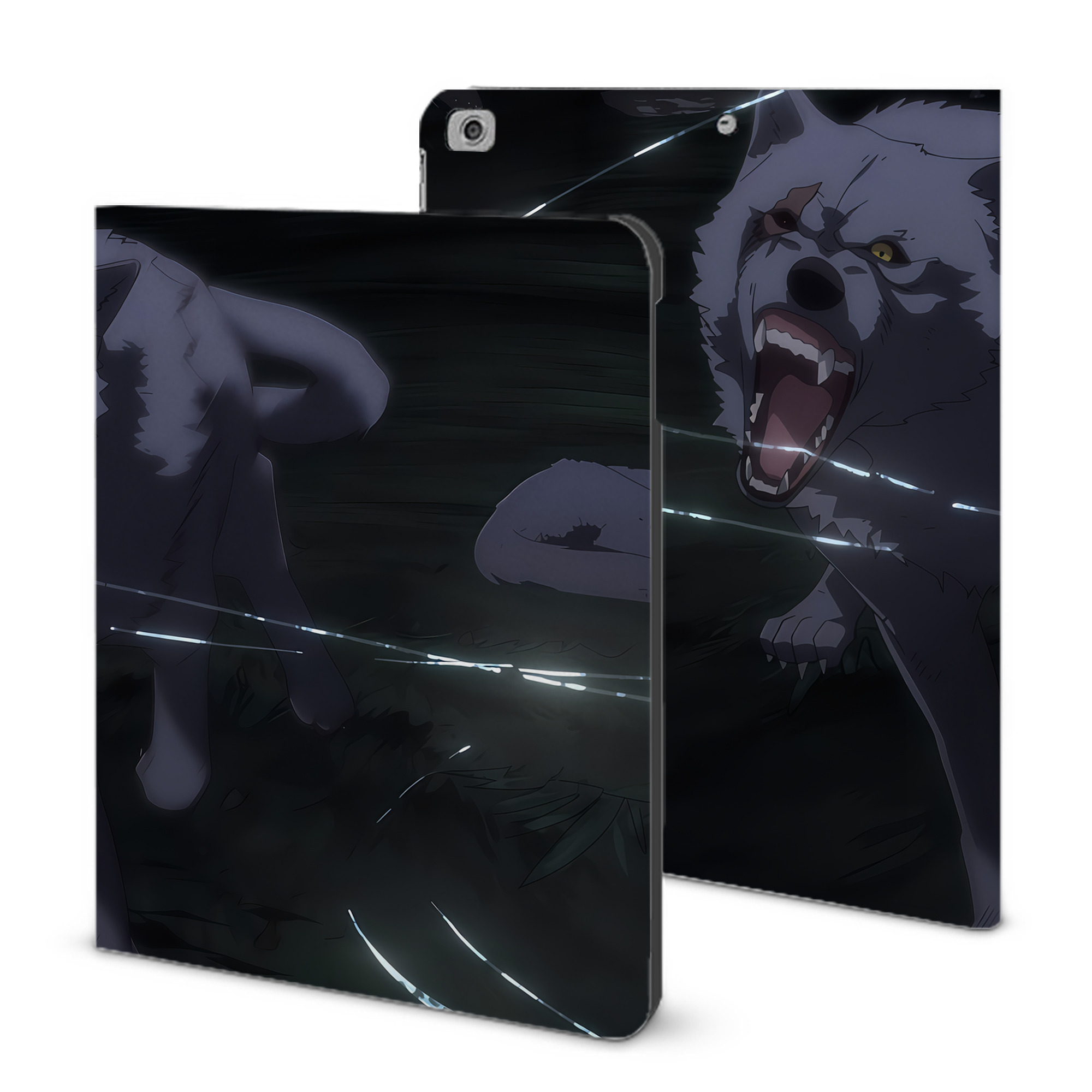 （画像用） 転スラ Regarding Reincarnated to Slime IPad ケース ブック型 PUレザー TPU 耐衝撃 軽量 薄型 ペン収納なし 全面保護 IPad 各モデル対応